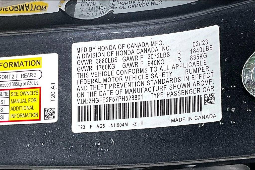 Used 2023 Honda Civic Sport image 16