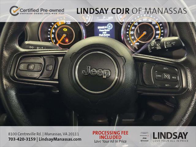 Certified 2022 Jeep Wrangler Unlimited Sport AWD/4WD image 25