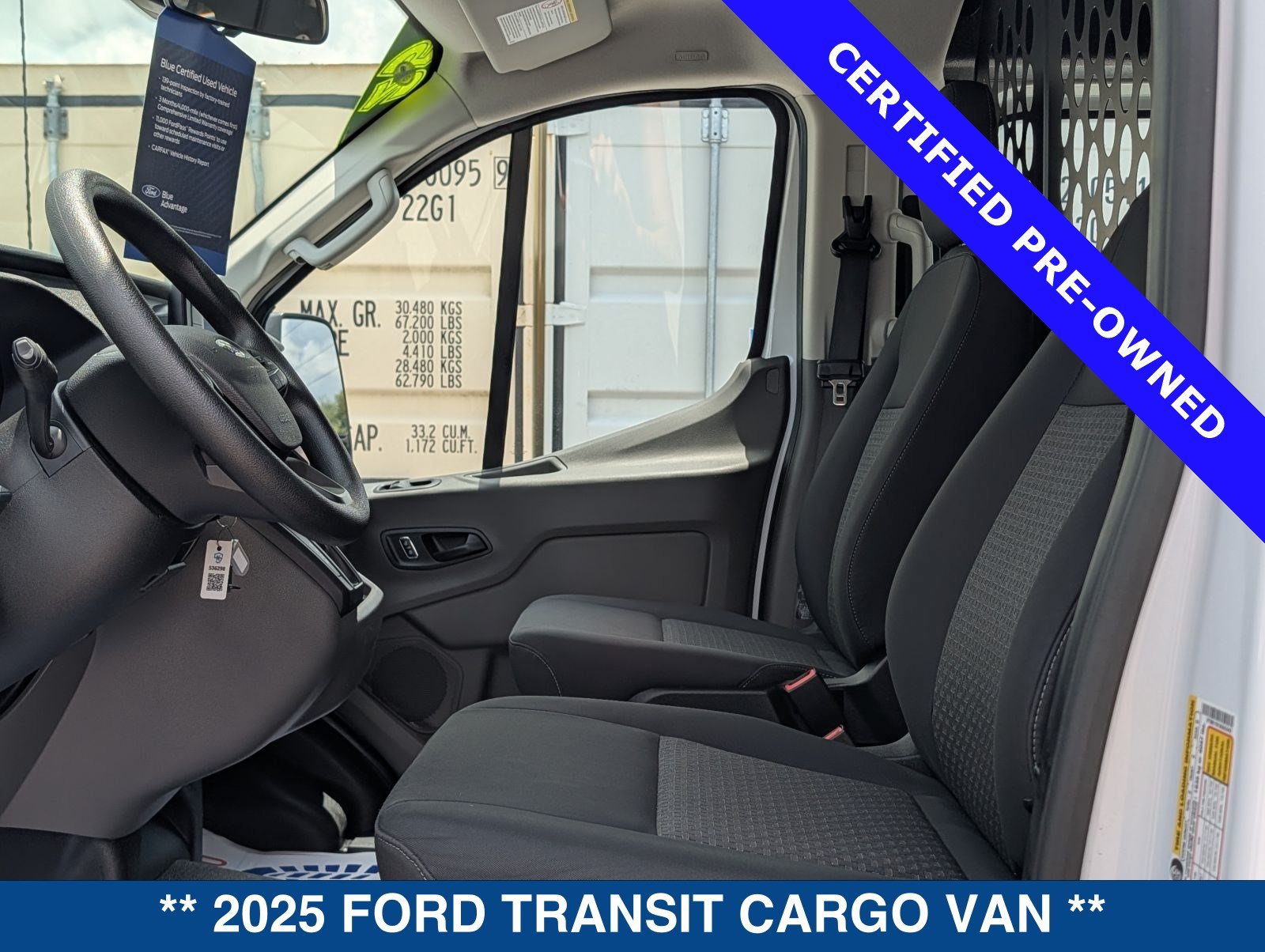 Certified 2025 Ford Transit 250 Low Roof w/ Exterior Upgrade Package RWD image 18