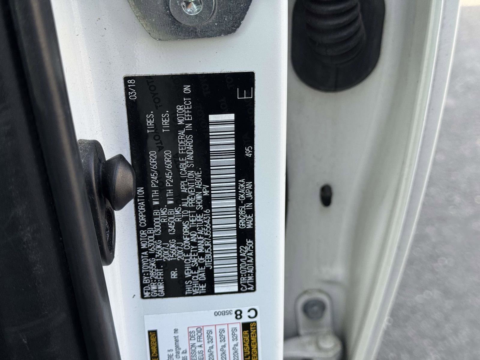 Used 2018 Toyota 4Runner Limited AWD/4WD image 16