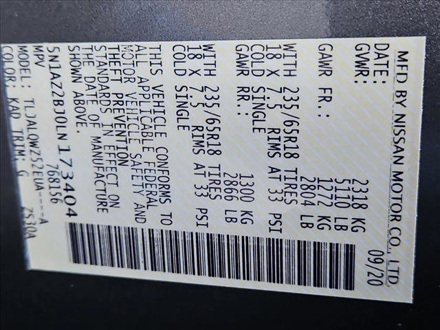 Used 2020 Nissan Murano SV image 30