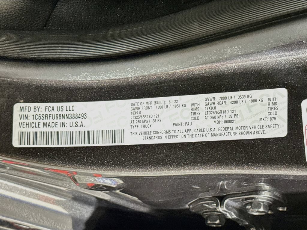 Used 2022 RAM 1500 TRX w/ TRX Level 2 Equipment Group AWD/4WD image 35