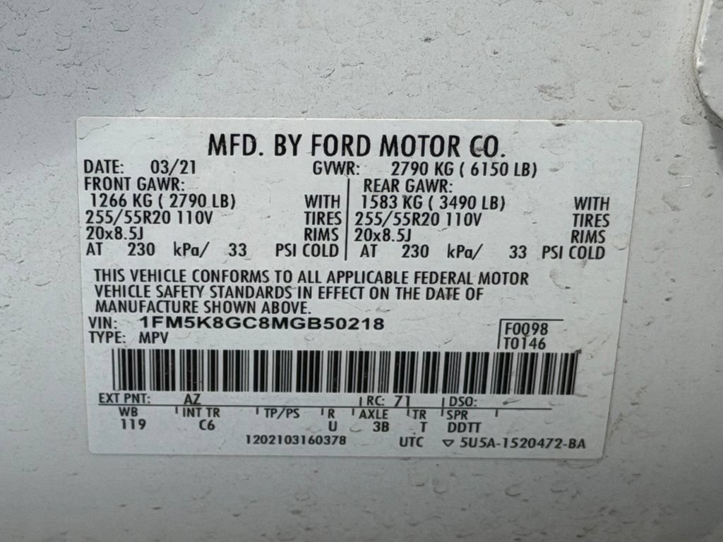Used 2021 Ford Explorer ST w/ Equipment Group 401A AWD/4WD image 27