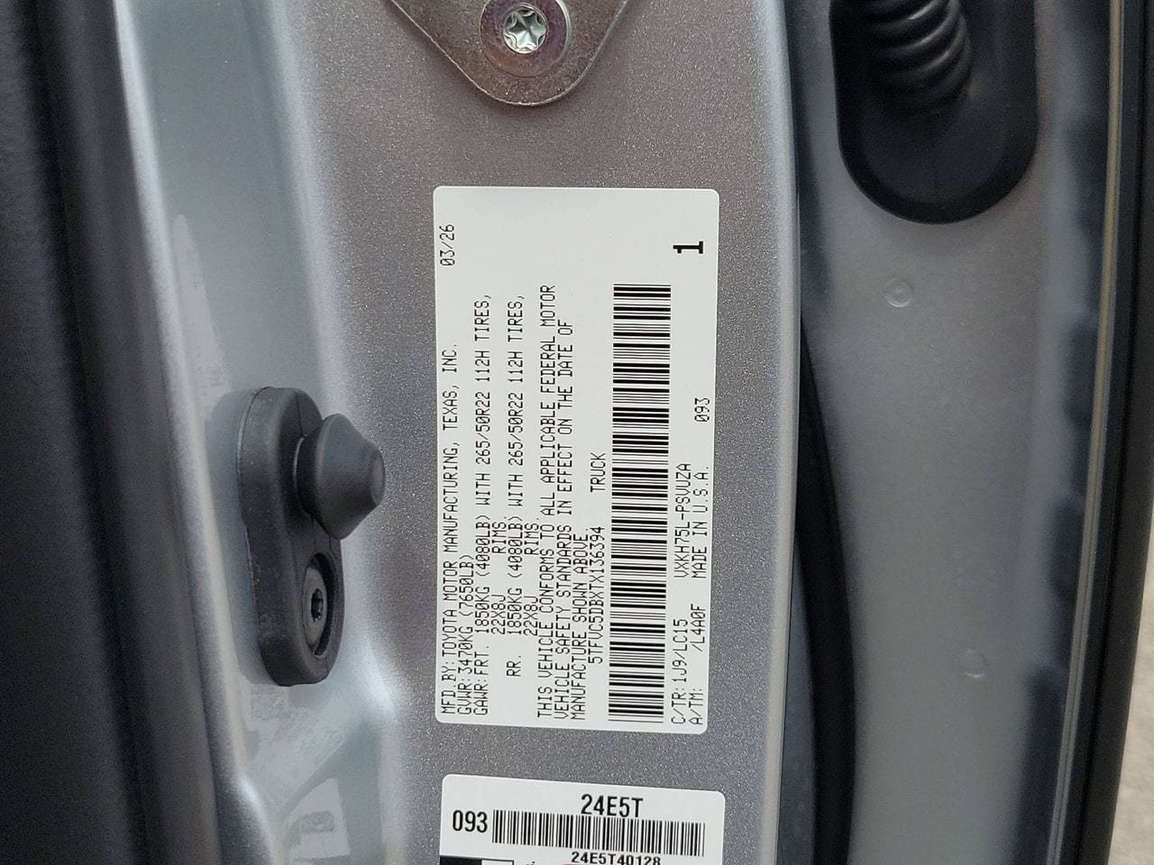 New 2026 Toyota Tundra Capstone AWD/4WD image 33