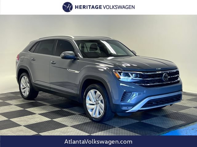 Certified 2022 Volkswagen Atlas Cross Sport SE w/ Panoramic Sunroof Package FWD image 1
