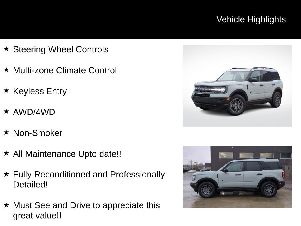 Used 2023 Ford Bronco Sport Big Bend w/ Convenience Package image 16