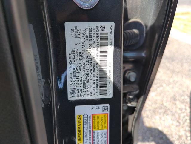 Certified 2024 Honda Civic LX image 37