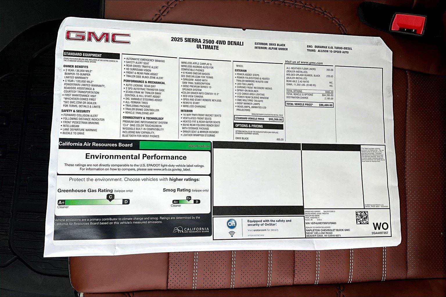 New 2025 GMC Sierra 2500 Denali Ultimate image 13