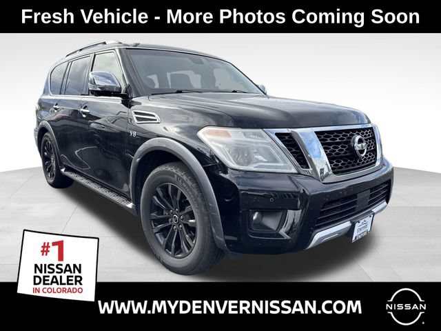 Used 2017 Nissan Armada Platinum w/ Captain Seat Package AWD/4WD video 1