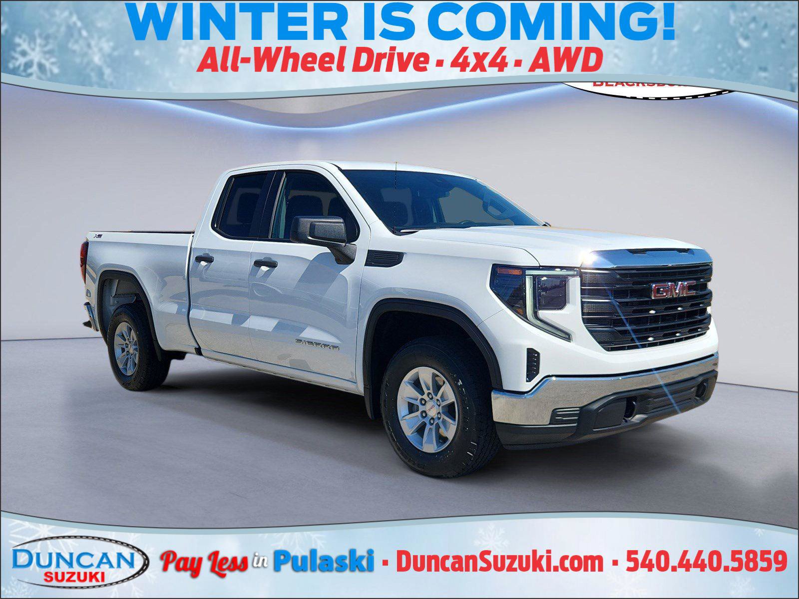 Used 2023 GMC Sierra 1500 Pro w/ Pro Value Package AWD/4WD image 1