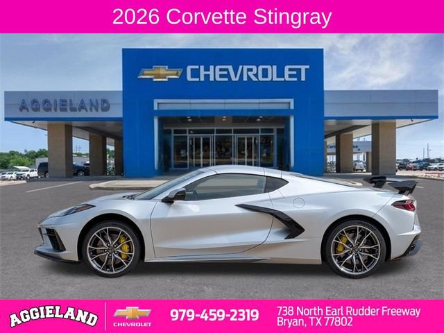 New 2026 Chevrolet Corvette Stingray Premium Cpe w/ Z51 Performance Package RWD image 7