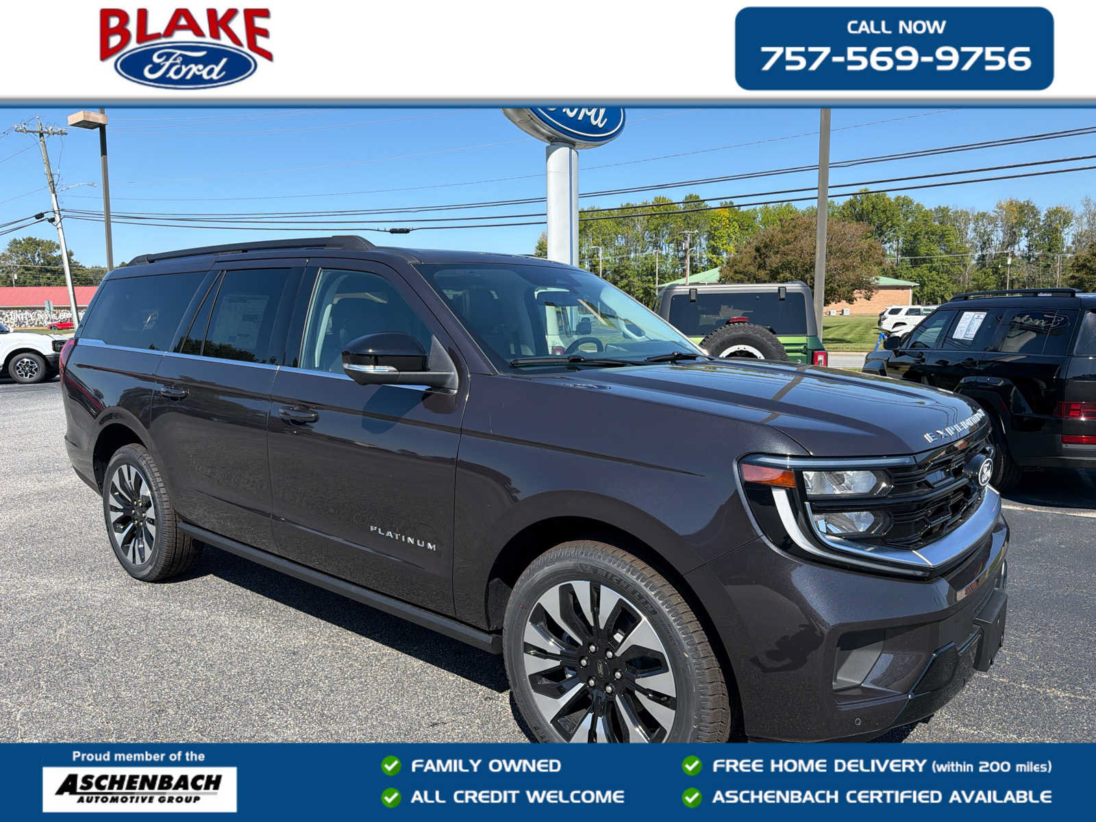 New 2027 Ford Expedition Max Platinum w/ Driver's Package AWD/4WD image 1
