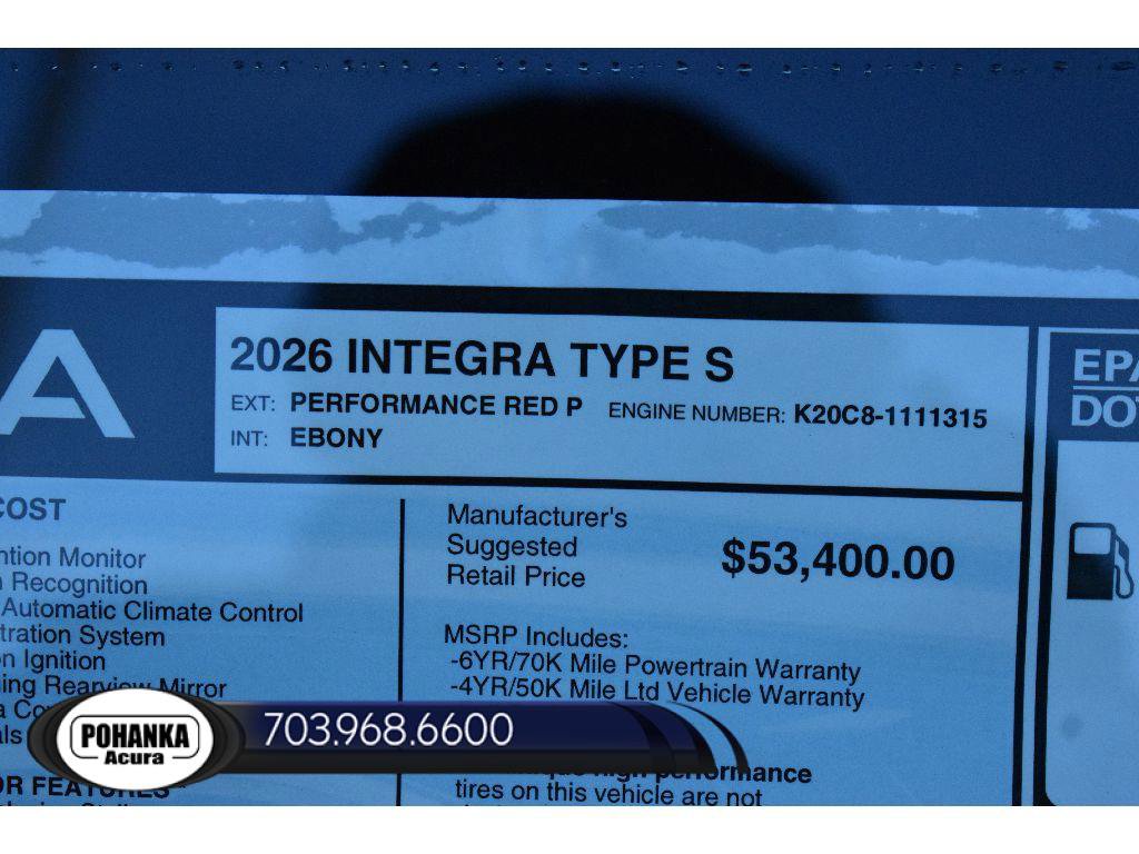 New 2026 Acura Integra Type S FWD image 35