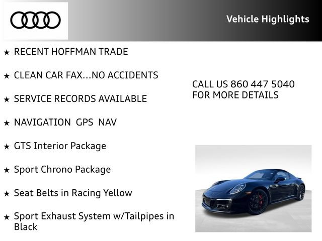 Used 2019 Porsche 911 Targa 4 GTS AWD/4WD image 7