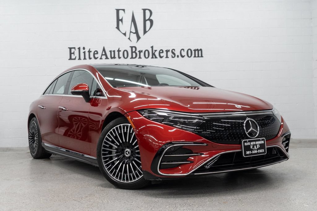 Used 2023 Mercedes-Benz EQS 450+ 4MATIC Sedan w/ AMG Line Exterior Package image 52