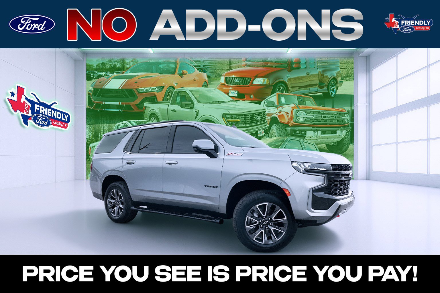 Used 2024 Chevrolet Tahoe Z71 w/ Luxury Package AWD/4WD image 1