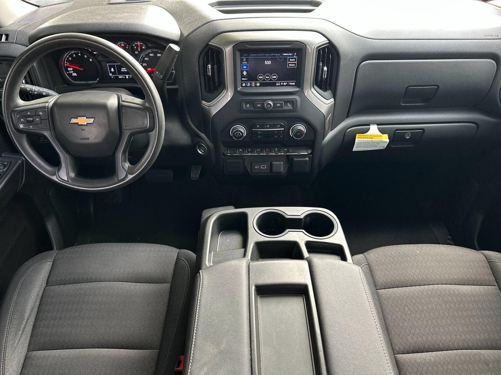 Used 2024 Chevrolet Silverado 1500 Custom w/ Turbomax Blackout Package RWD image 13