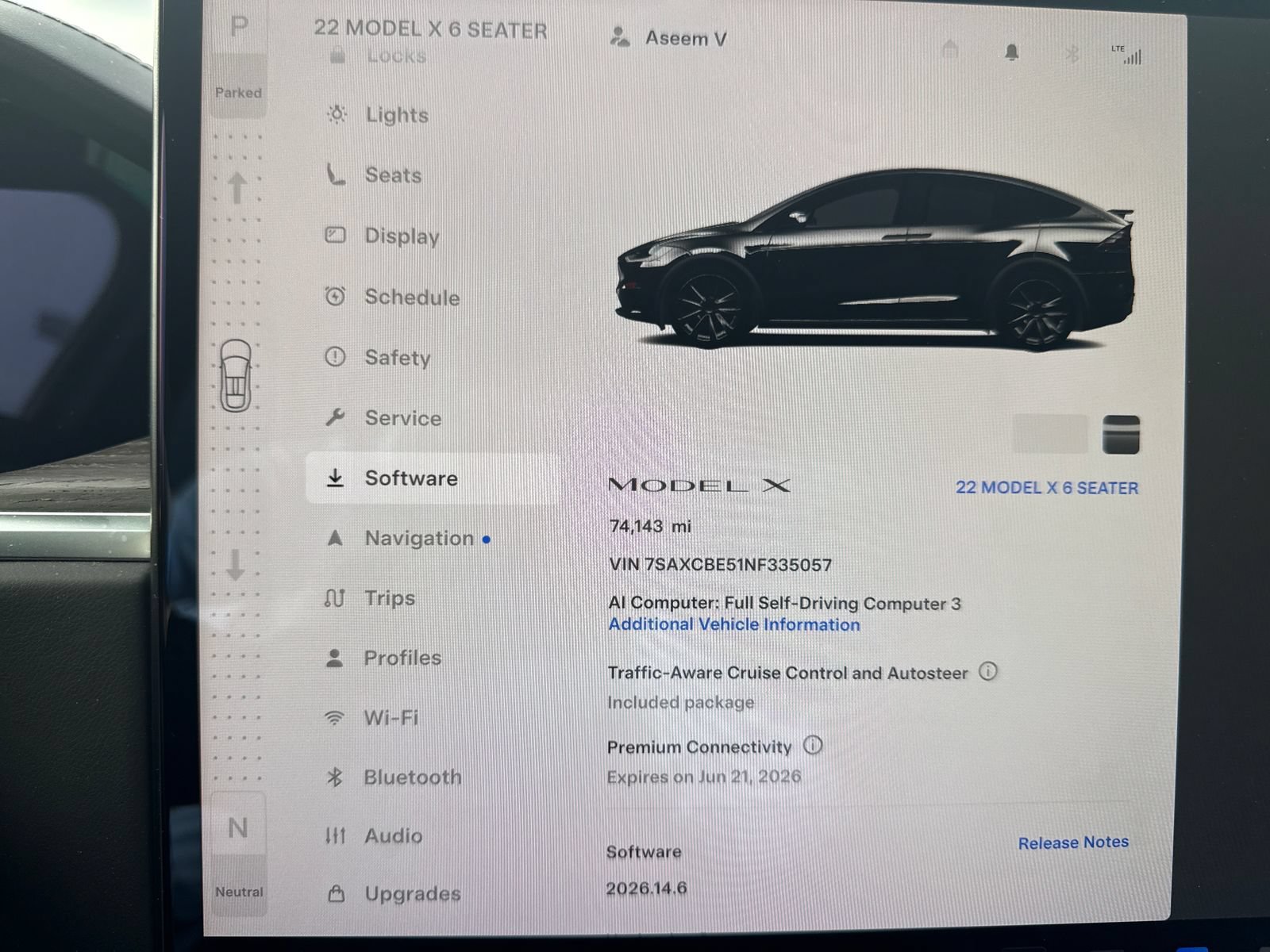 Used 2022 Tesla Model X AWD/4WD image 19