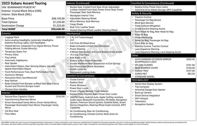 Used 2023 Subaru Ascent Touring image 16
