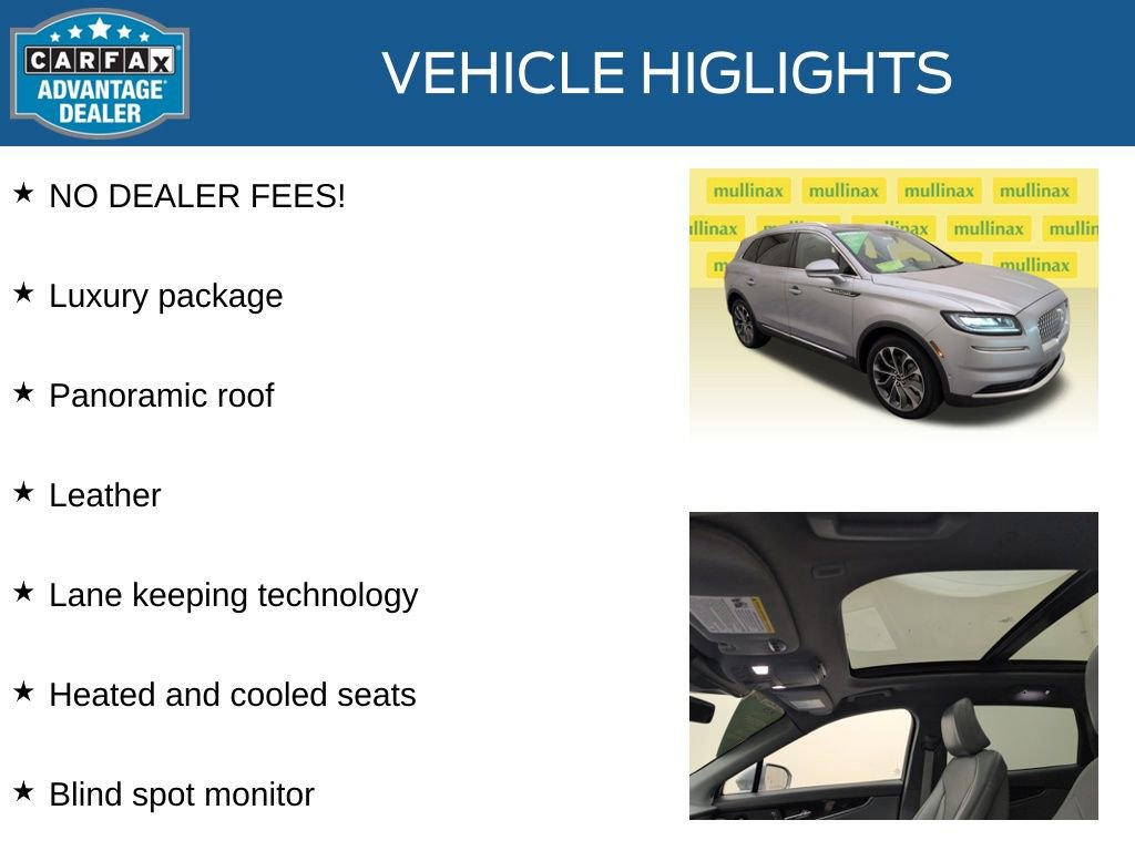 Used 2022 Lincoln Nautilus Reserve w/ Equipment Group 201A image 12