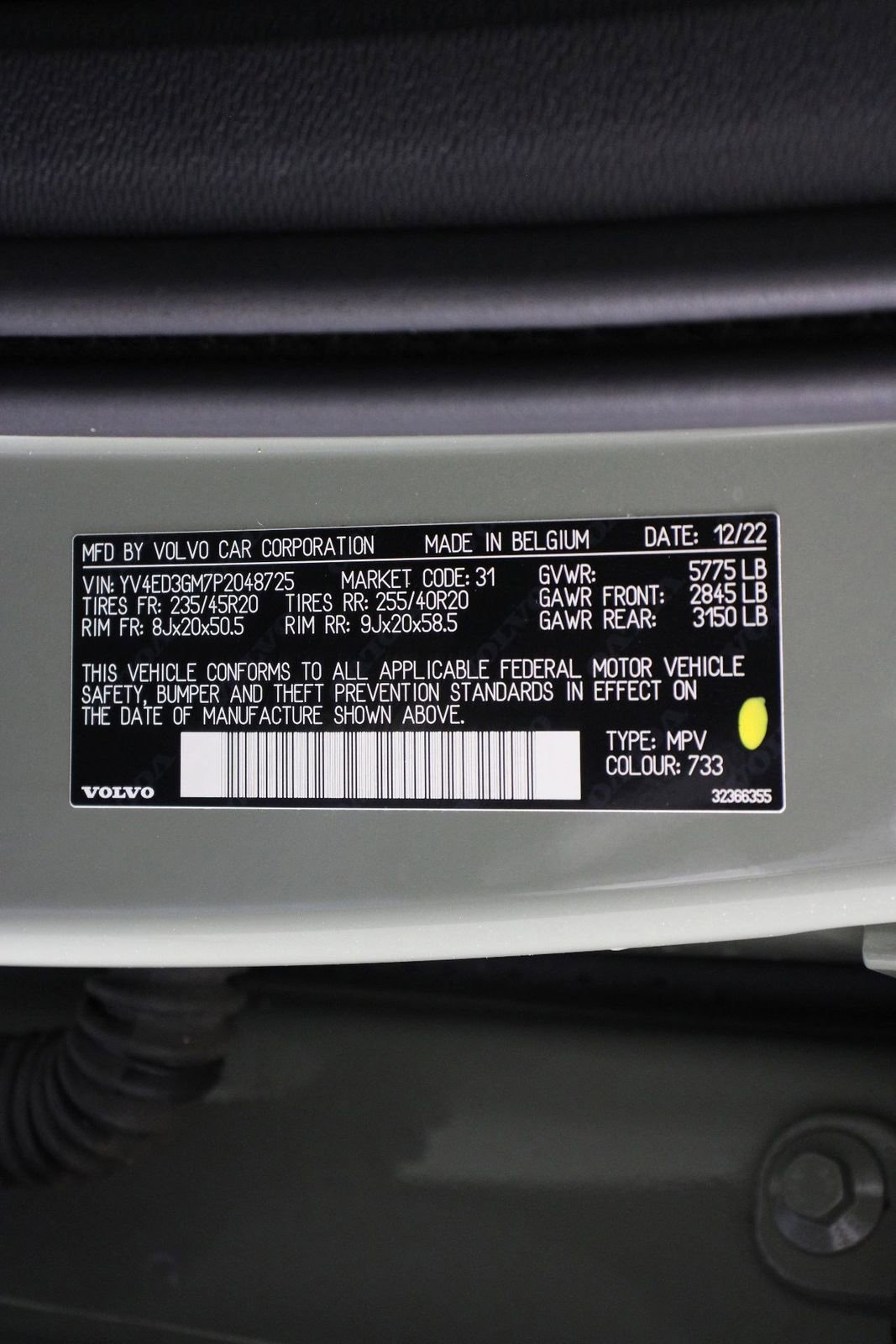 Certified 2023 Volvo C40 P8 Recharge Ultimate AWD/4WD image 16