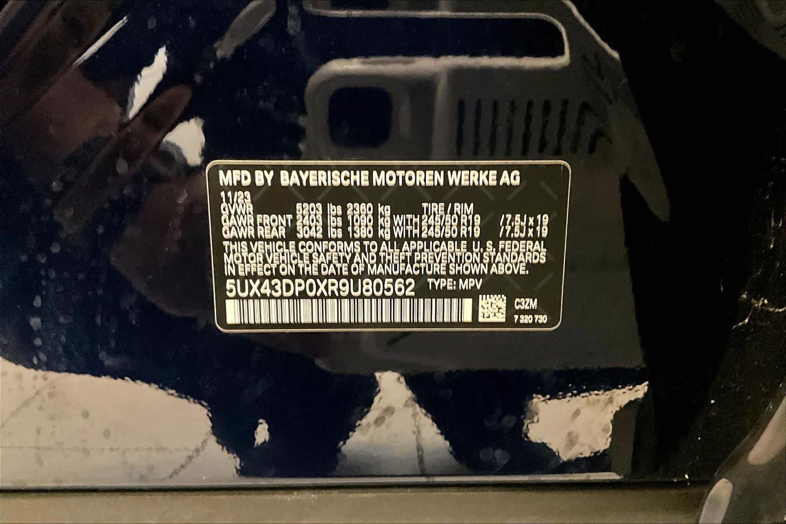 Used 2024 BMW X3 sDrive30i w/ Convenience Package RWD image 31