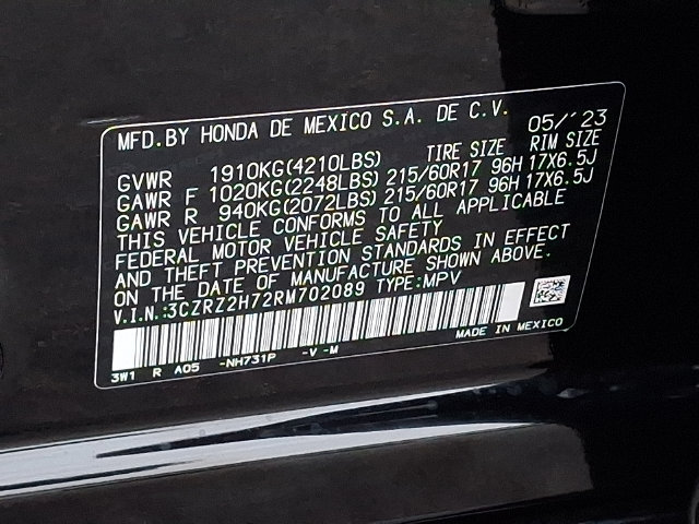 Used 2024 Honda HR-V EX-L image 29