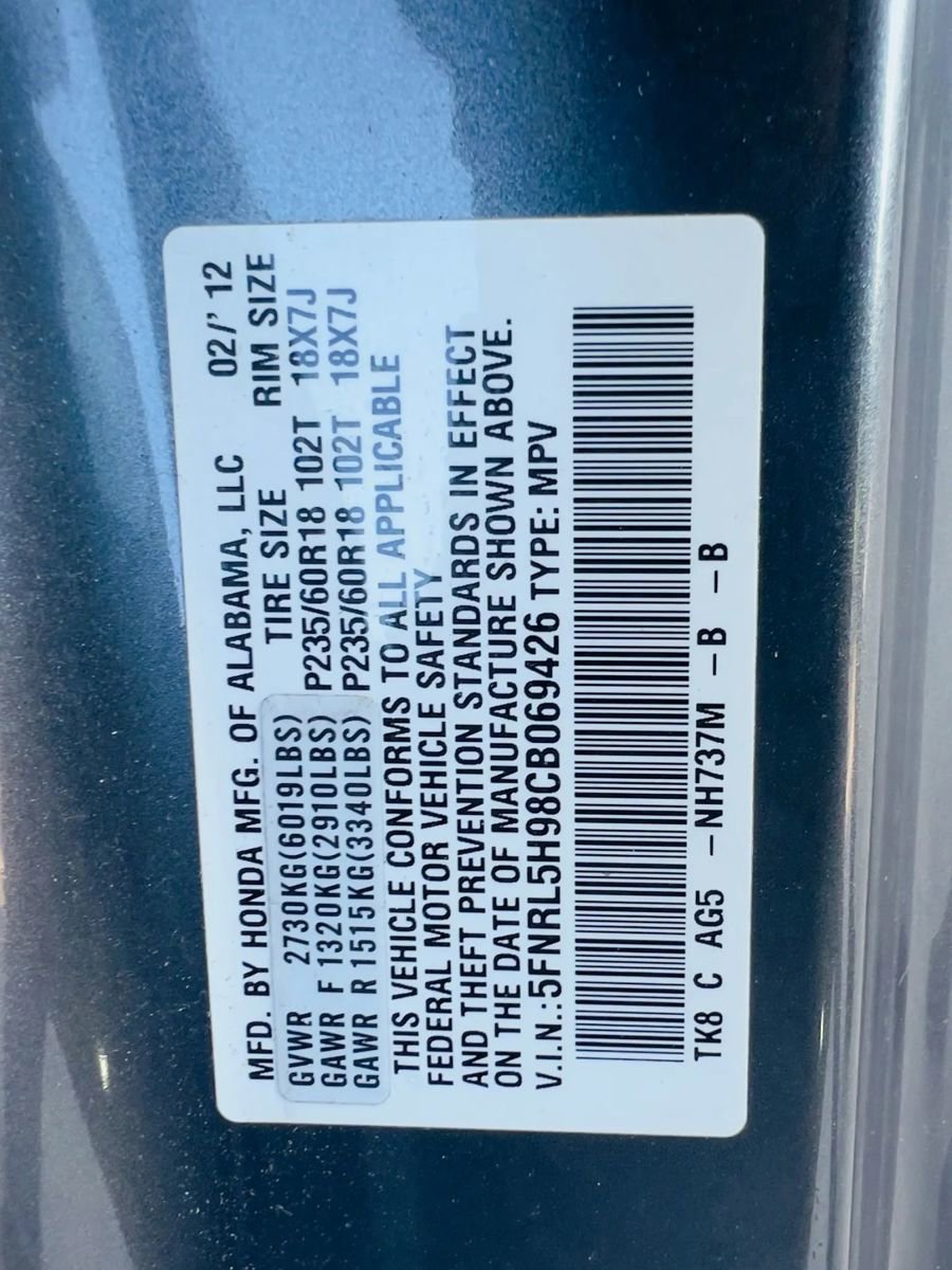 Used 2012 Honda Odyssey Touring image 33