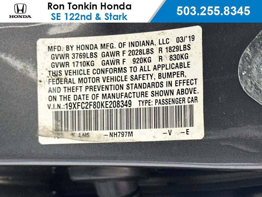 Used 2019 Honda Civic Sport image 31
