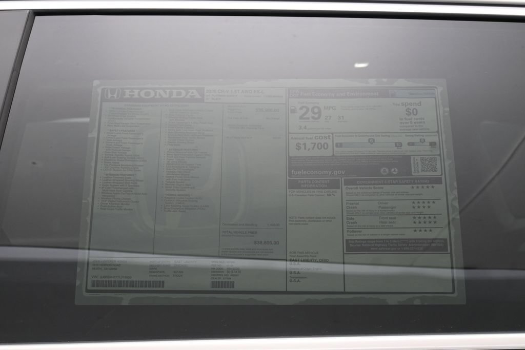 New 2026 Honda CR-V EX-L image 52