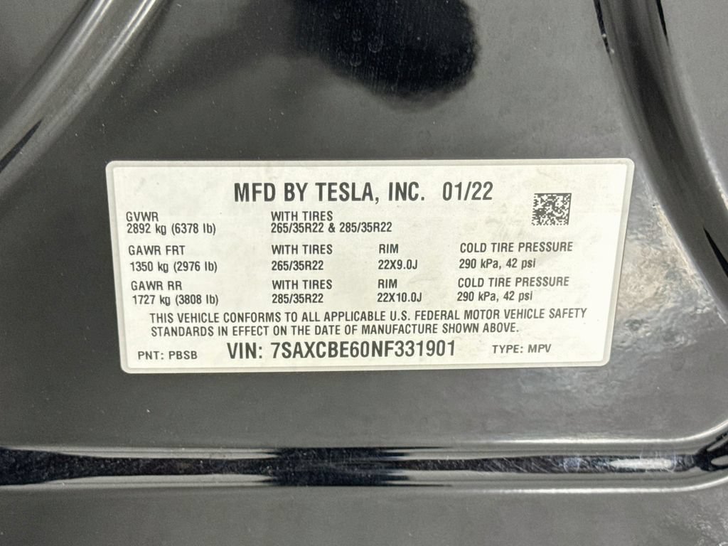 Used 2022 Tesla Model X Plaid AWD/4WD image 56
