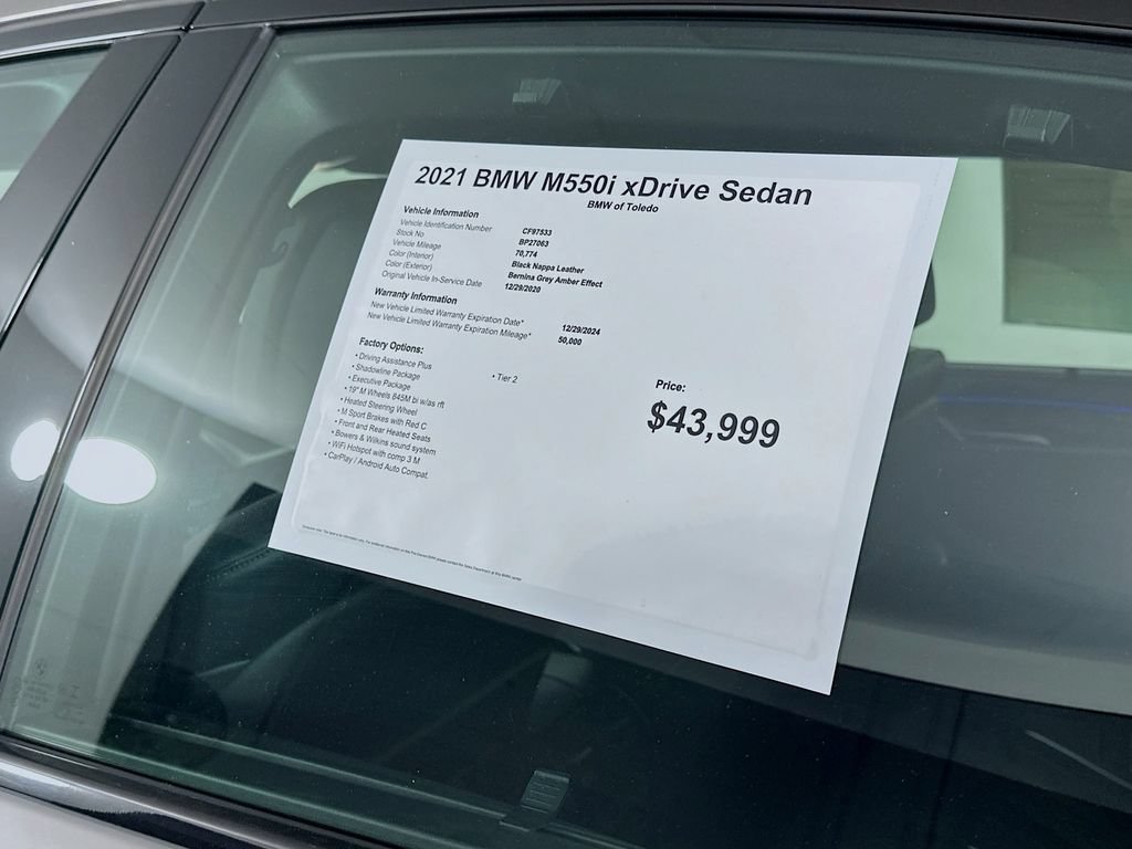 Used 2021 BMW M550i xDrive AWD/4WD image 12