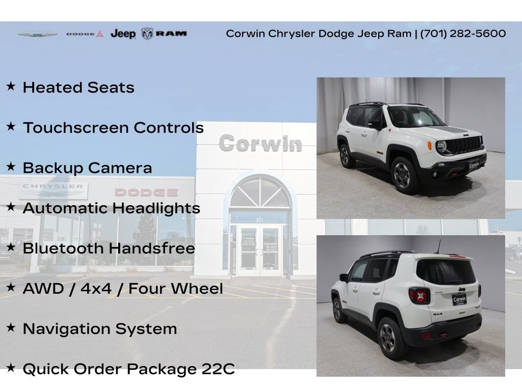 Used 2023 Jeep Renegade Trailhawk w/ Trailhawk Elite Group AWD/4WD image 8