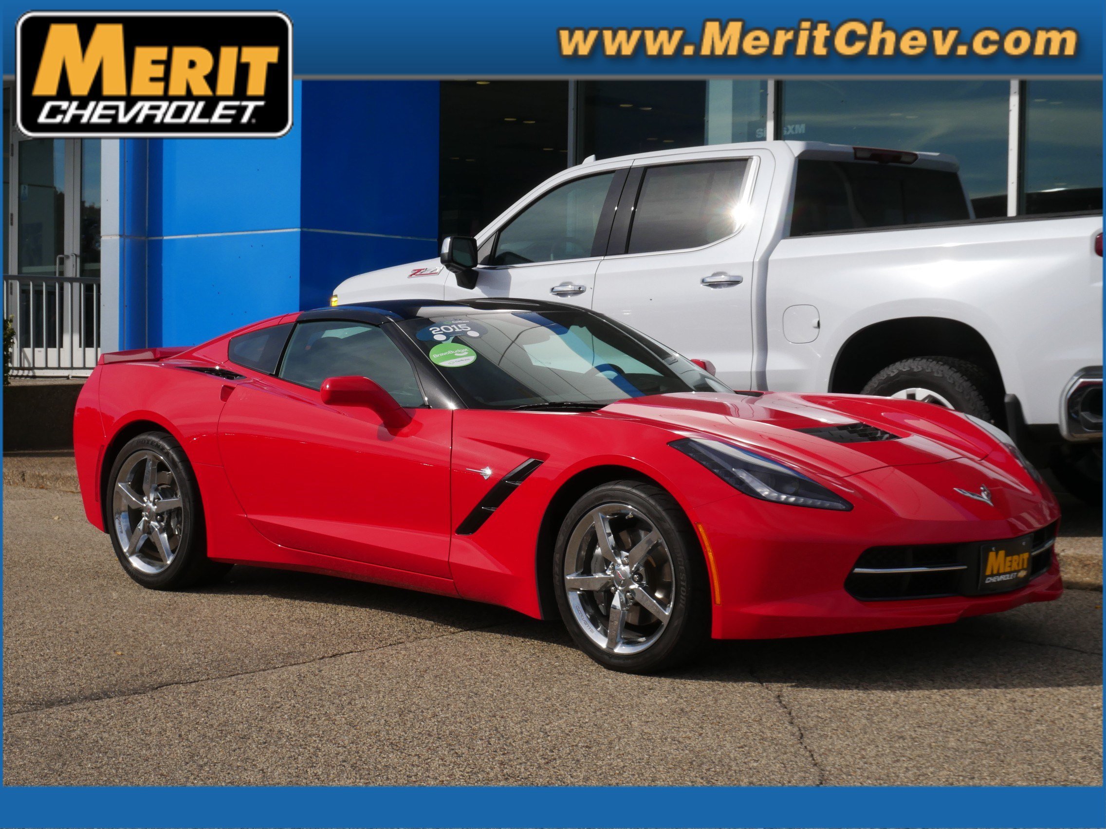 Used 2015 Chevrolet Corvette Stingray Coupe w/ Battery Protection Package RWD image 1