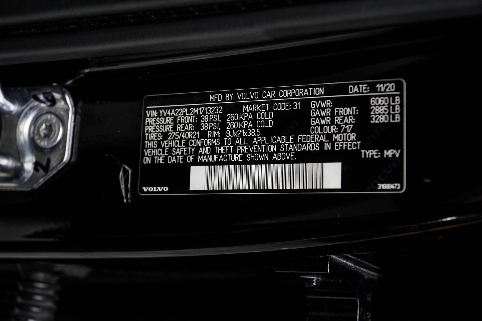 Used 2021 Volvo XC90 T6 Inscription w/ Protection Package Premier AWD/4WD image 41