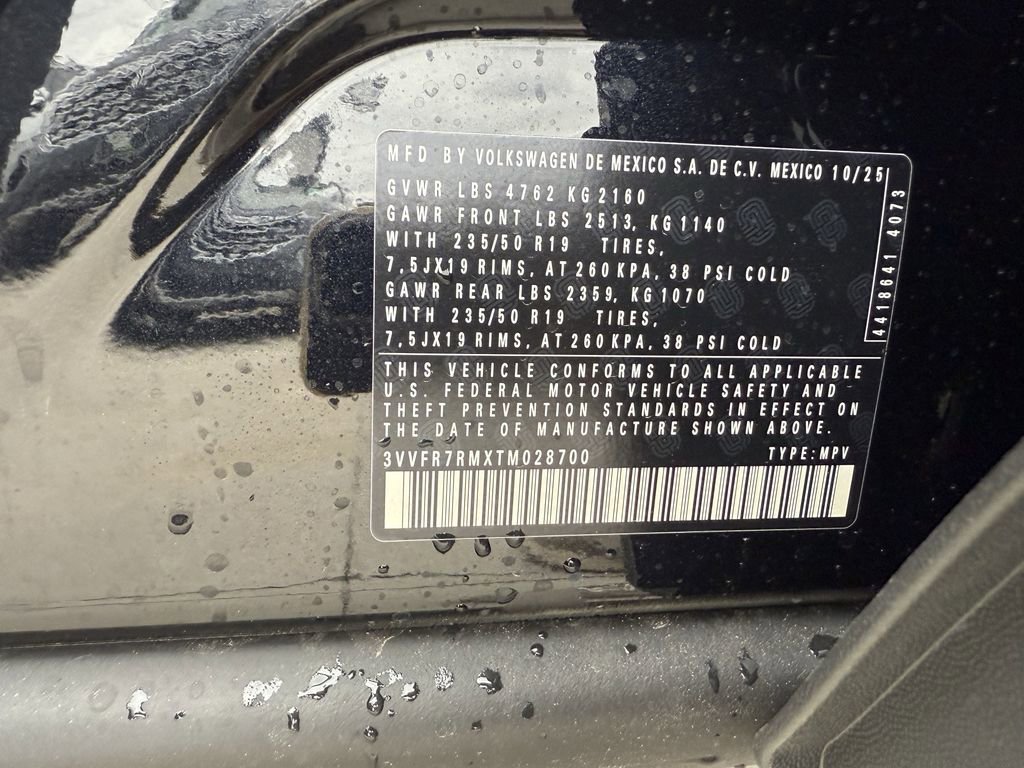 New 2026 Volkswagen Tiguan SE image 28