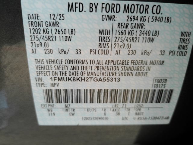Used 2026 Ford Explorer ST-Line w/ ST-Line Street Pack AWD/4WD image 56