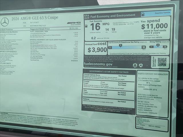 New 2026 Mercedes-Benz GLE 63 AMG S image 18