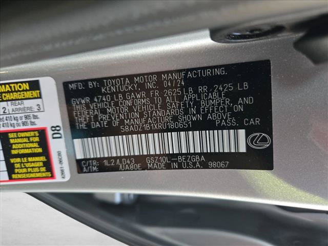 Used 2024 Lexus ES 350 w/ Premium Package FWD image 15