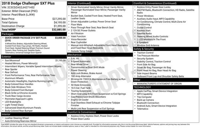 Used 2018 Dodge Challenger SXT Plus image 11