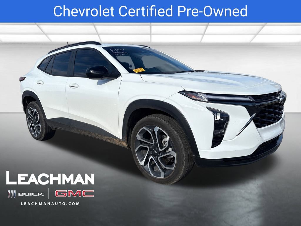 Certified 2025 Chevrolet Trax RS w/ Sunroof Package