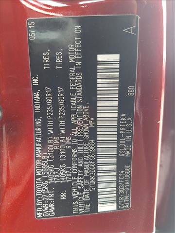 Used 2015 Toyota Sienna LE image 23