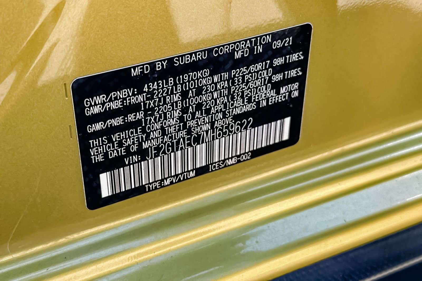 Used 2021 Subaru Crosstrek 2.0i Premium w/ Moonroof Package AWD/4WD image 39