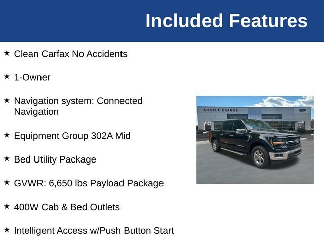 Used 2024 Ford F150 XLT w/ Equipment Group 302A MID AWD/4WD image 5