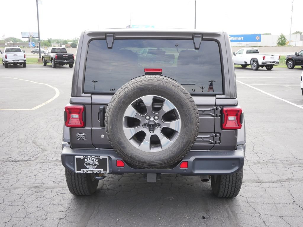 Used 2020 Jeep Wrangler Unlimited Sahara w/ Uconnect 4C Nav & Sound Group AWD/4WD image 9