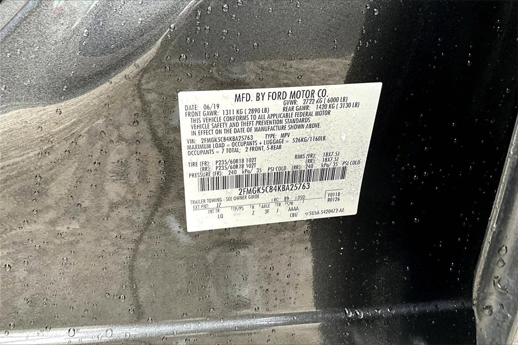 Used 2019 Ford Flex SEL w/ Equipment Group 202A image 34