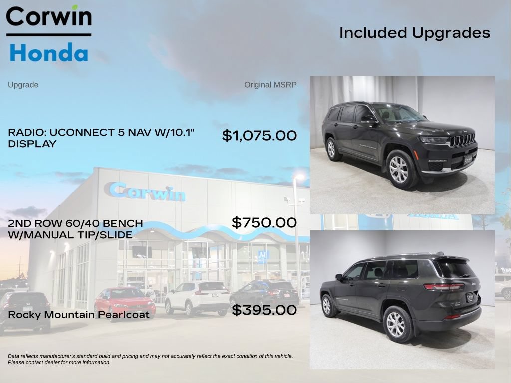 Used 2022 Jeep Grand Cherokee L Limited AWD/4WD image 4