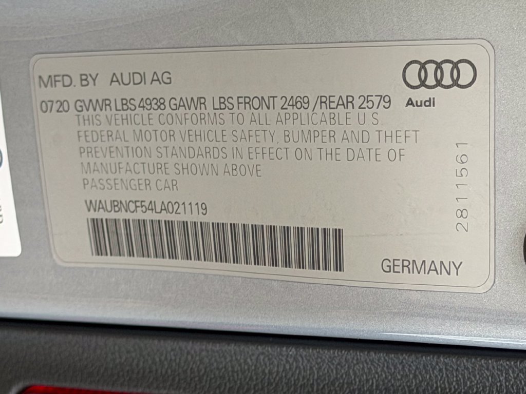 Used 2020 Audi A5 2.0T Prestige w/ Cold Weather Package AWD/4WD image 30