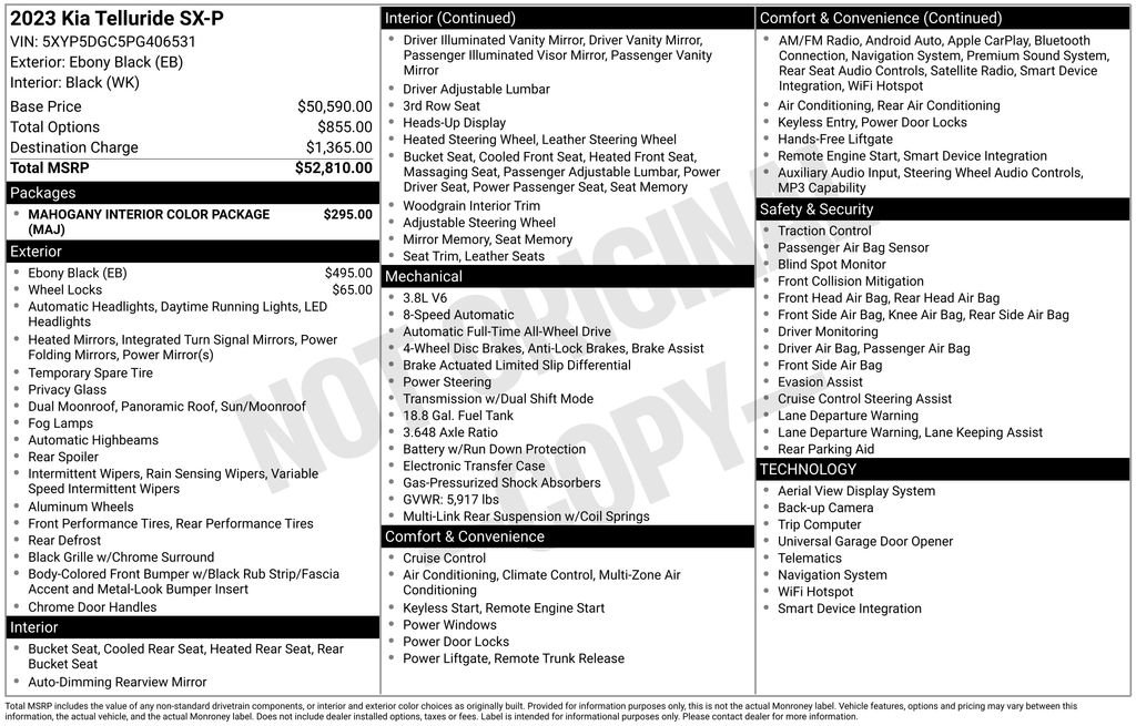 Certified 2023 Kia Telluride SX Prestige AWD/4WD image 7