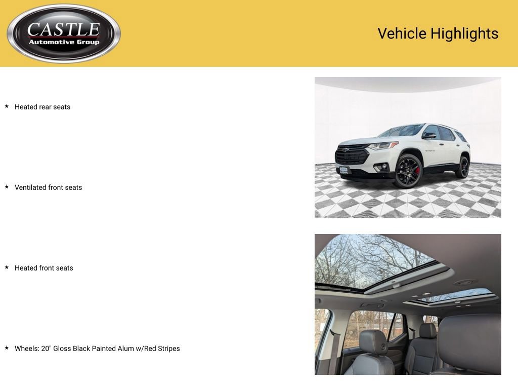 Used 2020 Chevrolet Traverse Premier w/ Redline Edition image 7